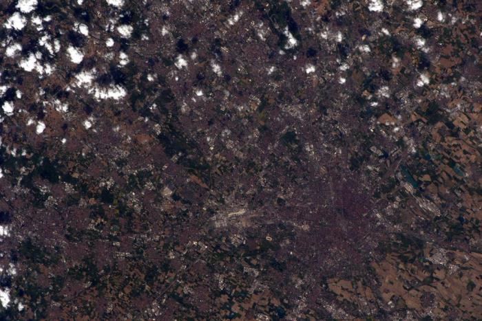 Expo 2015 z výšky oběžné drahý stanice ISS Expo 2015 z výšky oběžné drahý stanice ISS